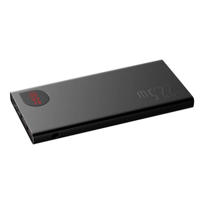 УМБ BASEUS Adaman Metal Digital Display Power Bank 10000mAh  |2USB/Type-C/Lightning, 22.5W/5A, QC/PD| (PPAD000001)
