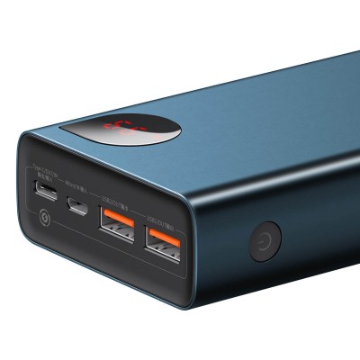 УМБ BASEUS Adaman Metal Digital Display Quick Charge Power Bank 20000mAh |2USB/1Type-C, 6A, 65W| (PPIMDA-D03)