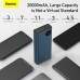 УМБ BASEUS Adaman Metal Digital Display Quick Charge Power Bank 20000mAh |2USB/1Type-C, 6A, 65W| (PPIMDA-D03)