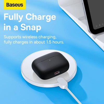 Навушники Baseus True Wireless Earphones Bowie M2+ |BT5.2, 40/400mAh, 5H, Location, ANC|