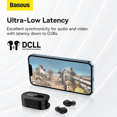 Навушники Baseus Bowie EZ10 True Wireless Earphones |BT5.3, 50/300mAh, 5h, Location, OTA|
