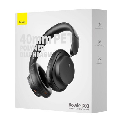 Навушники Baseus Bowie D03 Wireless Headphones |BT5.3, 30h, AUX|