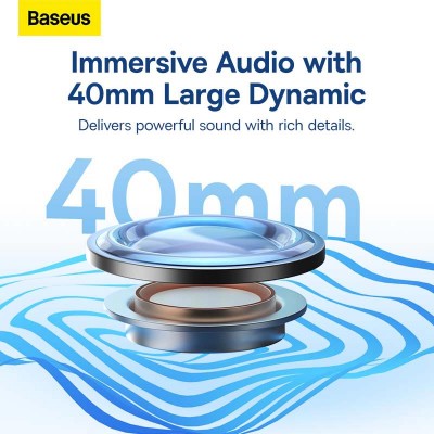 Навушники Baseus Bowie D03 Wireless Headphones |BT5.3, 30h, AUX|