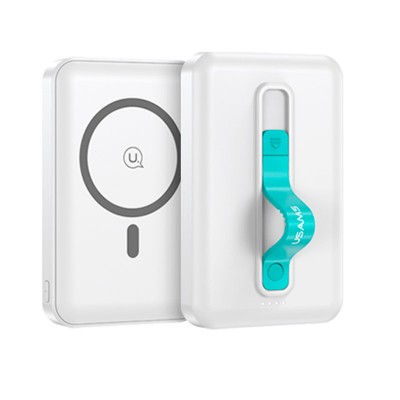 УМБ USAMS Magnetic Wireless10000mAh US-CD173 PB64 |1USB/1Type-C/1Lightning, 20W/3A, PD/QC|