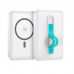 УМБ USAMS Magnetic Wireless10000mAh US-CD173 PB64 |1USB/1Type-C/1Lightning, 20W/3A, PD/QC|