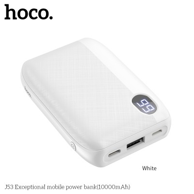 УМБ HOCO with display Exceptional J53 10000mah |1USB/1Type-C, 2A|