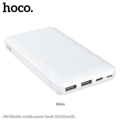 УМБ HOCO Nimble J48 10000mah |2USB/1Type-C, 2A|
