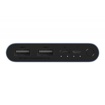 УМБ Xiaomi Mi 18w Fast Charge Power Bank 3 10000mah |2.6A, 2USB/1Type-C, QC3.0| (PLM13ZM/VXN4274GL)