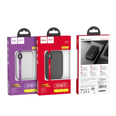УМБ HOCO with display Exceptional J53 10000mah |1USB/1Type-C, 2A|