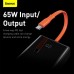 УМБ BASEUS Elf Digital Display Fast Charging 20000mAh |2USB/1Type-C+Type-C Cable, 5A/65W| (PPJL000001)