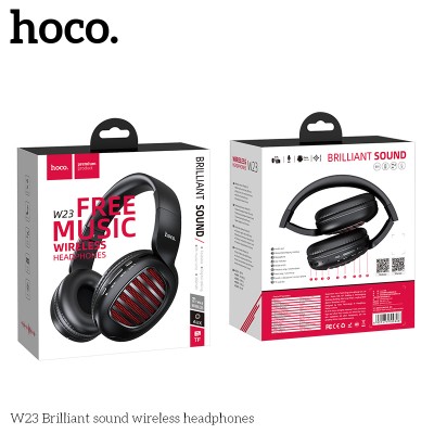 Навушники Bluetooth HOCO Brilliant Sound W23 |MicroSD/AUX support|