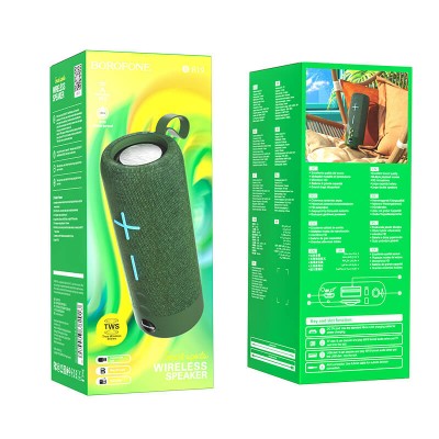Акустика BOROFONE Euphony sports BT speaker BR19 IPX5 |BT5.1, AUX/USB/TF/FM, TWS, 5W, 2h|