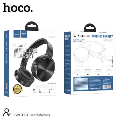 Навушники Bluetooth Hoco Foldable headphones DW01 |BT5.0, TF, AUX, 4Hours|