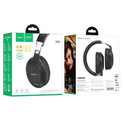 Навушники Bluetooth Hoco Sound magic BT headphones W32 |BT5.0, AUX, 5Hours|