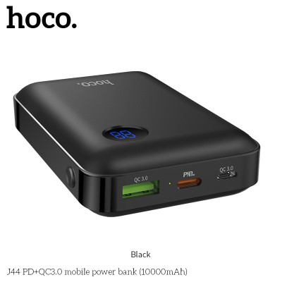 УМБ HOCO with display J44 10000mah 1USB/1TYPE-C, QC3.0 / PD, 2.4 A|