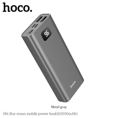УМБ HOCO with display Star Ocean J46 10000mah |2USB/Lightning/Type-C, 2A|