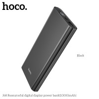 УМБ HOCO with Digital Display Ultra-Thin Resourceful J68 10000mah |1USB/1Type-C, 2A| УМБ HOCO with Digital Display Ultra-Thin Resourceful J68 10000mah |1USB/1Type-C, 2A|