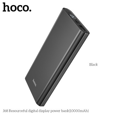 УМБ HOCO with Digital Display Ultra-Thin Resourceful J68 10000mah |1USB/1Type-C, 2A|