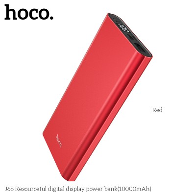 УМБ HOCO with Digital Display Ultra-Thin Resourceful J68 10000mah |1USB/1Type-C, 2A|