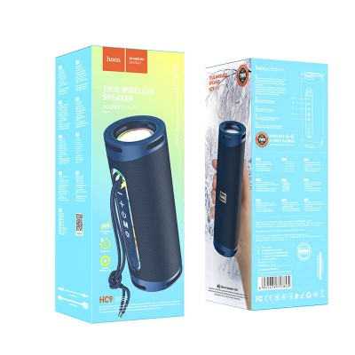Акустика HOCO Dazzling Pulse sports BT speaker HC9 |BT5.1, TWS, AUX, FM, TF, USB, 5Hours, 5W|