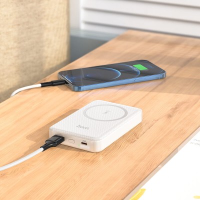 УМБ HOCO Success magnetic wireless fast charging J79 10000mah |1USB/1Type-C, QC/PD, 20W, 5A|