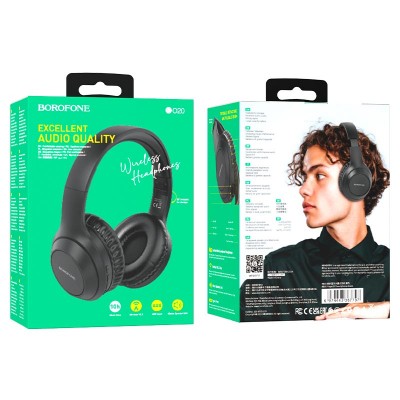Навушники BOROFONE Player BT headphones BO20 |BT5.3, AUX, 10h|