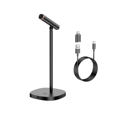 Мікрофон HOCO Mike USB desktop microphone L16 |Type-C/AUX 3.5mm|