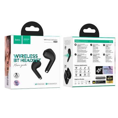 Навушники Hoco Music guide true wireless BT headset EQ1 |BT5.3, 400mAh, 7h|