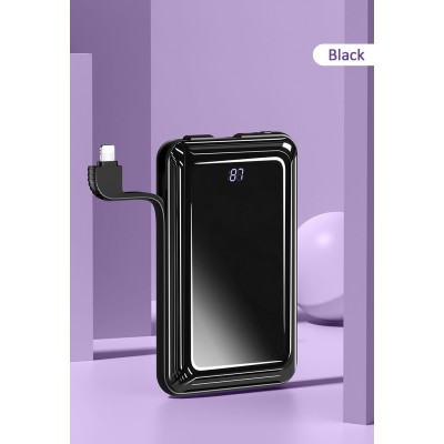 УМБ USAMS Lightning / Micro Cable Digital Display Electroplating PB40 US-CD107 8000mAh |1USB, 2.1A|