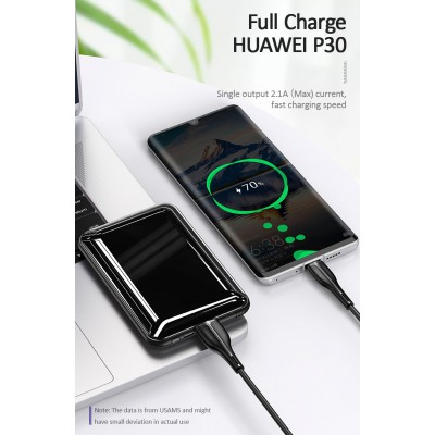 УМБ USAMS Lightning / Micro Cable Digital Display Electroplating PB40 US-CD107 8000mAh |1USB, 2.1A|
