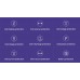 УМБ USAMS Lightning / Micro Cable Digital Display Electroplating PB40 US-CD107 8000mAh |1USB, 2.1A|