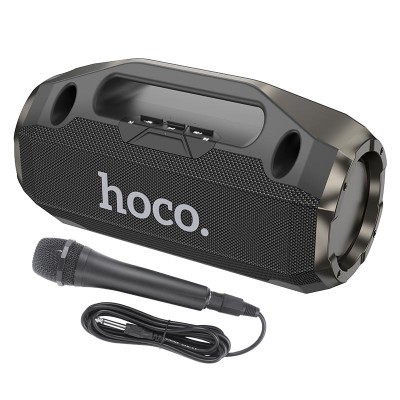 Акустика-караоке HOCO Drum outdoor BT speaker HA3 |BT5.0, TWS/AUX/USB/TF, 50W, 5h|