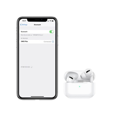 Навушники Hoco Active Noise Cancelling true wireless BT headset Ew05 Plus |BT5.0, ANC, 30/400mAh, 3.5
