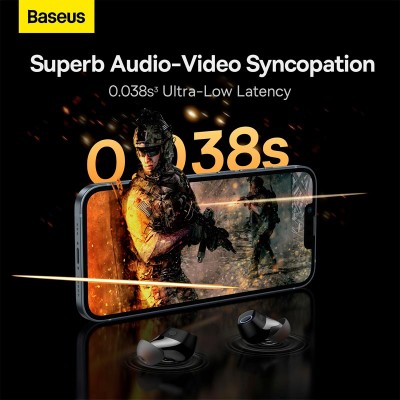 Навушники Baseus Bowie WM03 True Wireless Earphones |BT5.3, 50/500mAh, 8H, Location|