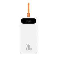 УМБ BASEUS Block Digital Display 10000mAh |1USB/1Type-C/Lightning Cable, 20W/3A, PD/QC| (PPBLK-02) УМБ BASEUS Block Digital Display 10000mAh |1USB/1Type-C/Lightning Cable, 20W/3A, PD/QC| (PPBLK-02)