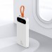 УМБ BASEUS Block Digital Display 10000mAh |1USB/1Type-C/Lightning Cable, 20W/3A, PD/QC| (PPBLK-02)