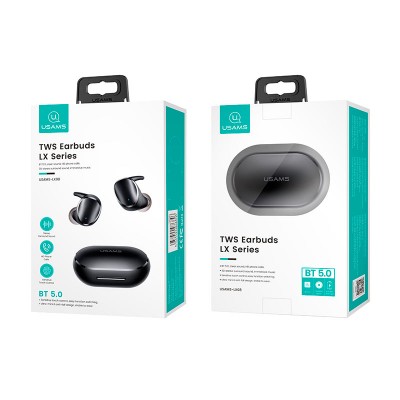 Навушники Bluetooth USAMS TWS Earbuds LX08 |BT5.0, 30/300mAh, 4h|