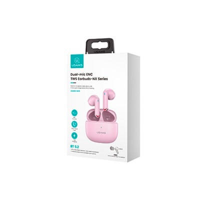 Навушники Bluetooth USAMS TWS NX10 |BT5.2, 35/320mAh, 5h|