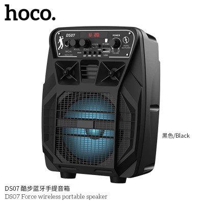 Акустика-караоке HOCO Force wireless portatble speaker DS07 |BT4.2, TF/USB|