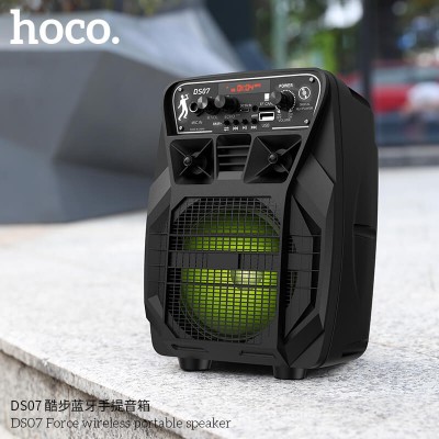 Акустика-караоке HOCO Force wireless portatble speaker DS07 |BT4.2, TF/USB|