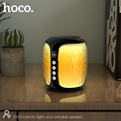 Акустика Hoco colorful light Mini wireless speaker DS13 |BT5.0, TF/USB/AUX/FM|