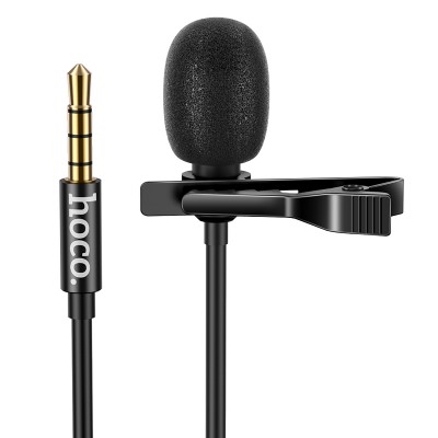 Мікрофон HOCO Desired wired mini Clip microphone DI02 |AUX, 2M|