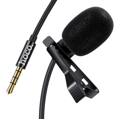 Мікрофон HOCO Desired wired mini Clip microphone DI02 |AUX, 2M|