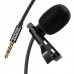 Мікрофон HOCO Desired wired mini Clip microphone DI02 |AUX, 2M|