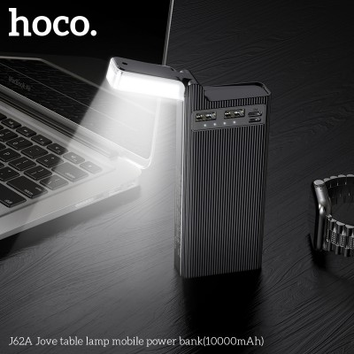 УМБ HOCO Jove table lamp mobile power bank J62A 10000mAh |2USB/Type-C, 2A|