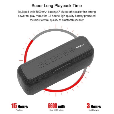 Акустика xdobo X7 IPX5 |BT5.0, DSP, 50W, AUX/TF/USB, TWS, 15h Max|