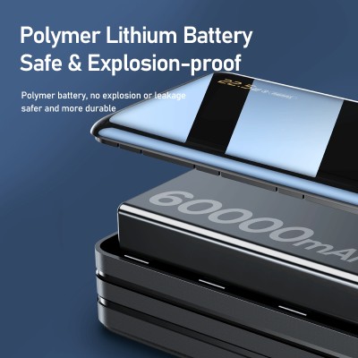 УМБ REMAX Hunergy Series 22.5 W LED Fast Charging 60000MAH RPP-173 |4USB/1Type-C/1Lightning, PD/QC, 18W, 3A|