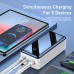 УМБ REMAX Hunergy Series 22.5 W LED Fast Charging 60000MAH RPP-173 |4USB/1Type-C/1Lightning, PD/QC, 18W, 3A|