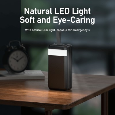 УМБ REMAX Hunergy Series 22.5 W LED Fast Charging 60000MAH RPP-173 |4USB/1Type-C/1Lightning, PD/QC, 18W, 3A|