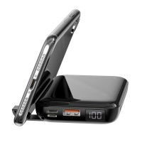 УМБ BASEUS Mini S Bracket with wireless charger 10000mAh |1USB/1Type-c, QC/PD, 10W/18W| (PPXFF10W-01)